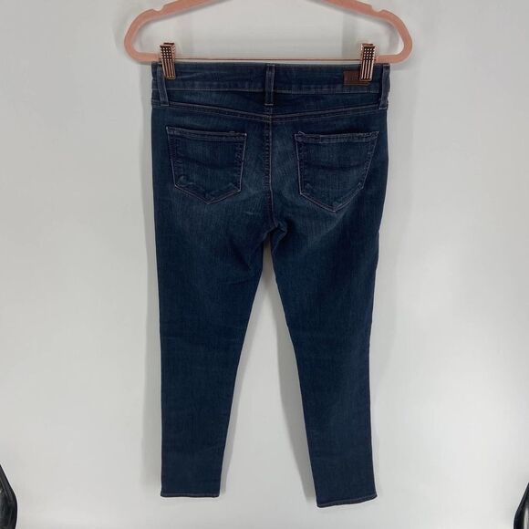 Paige Skyline Skinny Dark Wash Midrise Jean Pants Womens 26 - Picture 3 of 5
